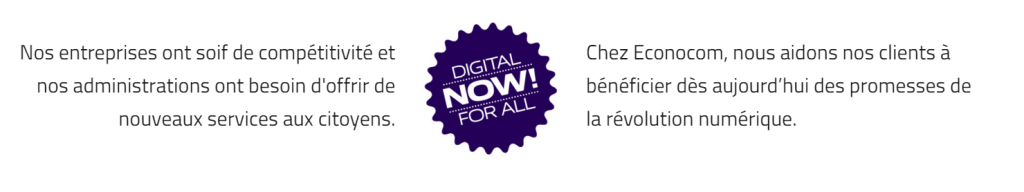 Econocom - Digital for All Now !