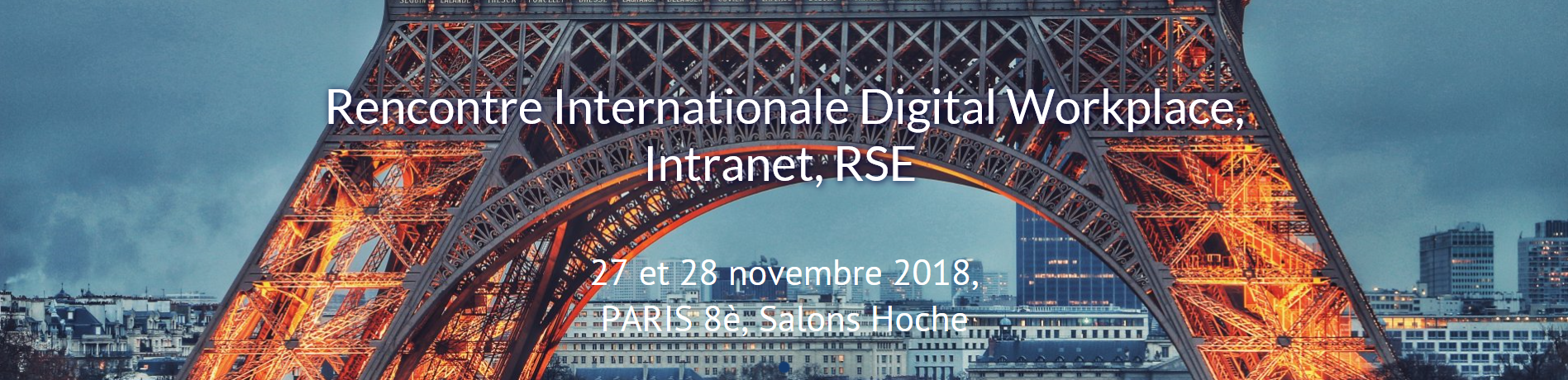 Infeeny sponsor de la rencontre internationale digital workplace intranet et rse